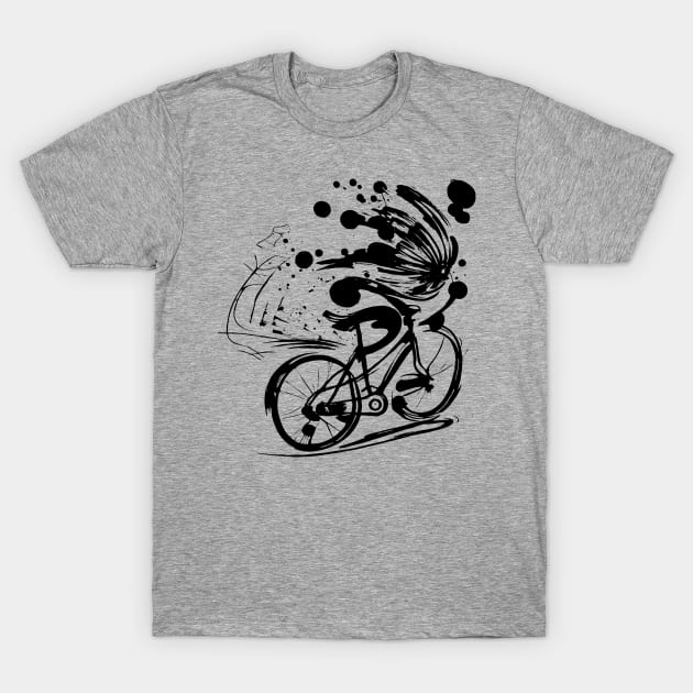 Abstract Bike T-Shirt by Bongonation